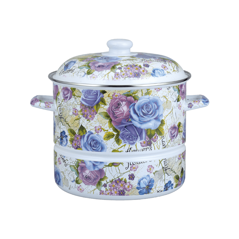 756d keluli tahan karat keluli tahan karat pengukus periuk periuk dengan dulang mengukus