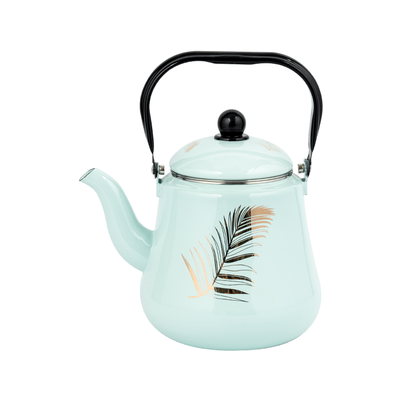 TK507 Kapasiti Besar 2.2L Teapot Enamel dengan Pemegang