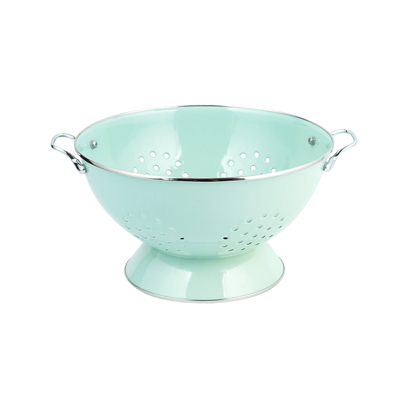 Bakul buah enamel vintaj