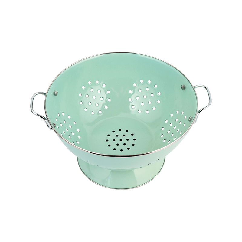 Bakul buah enamel vintaj