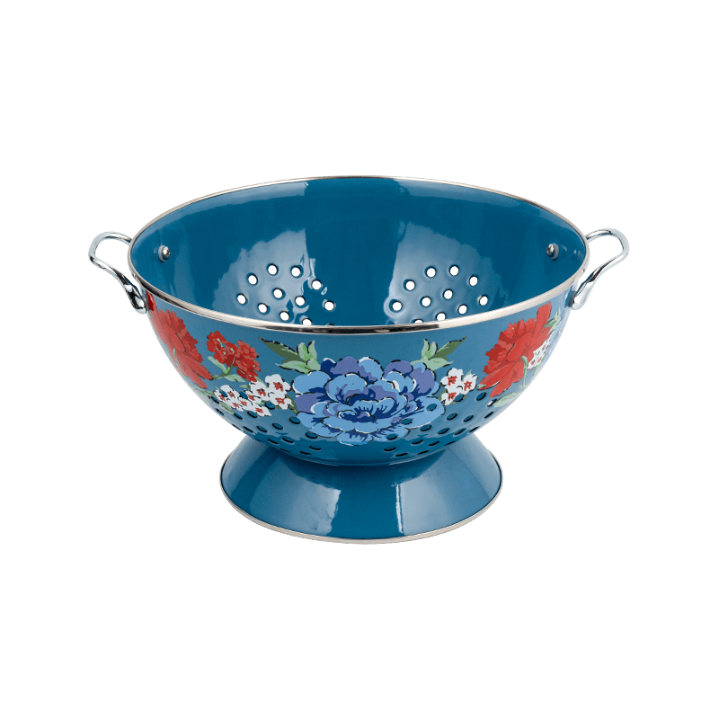 Bakul buah enamel vintaj Bakul buah enamel vintaj