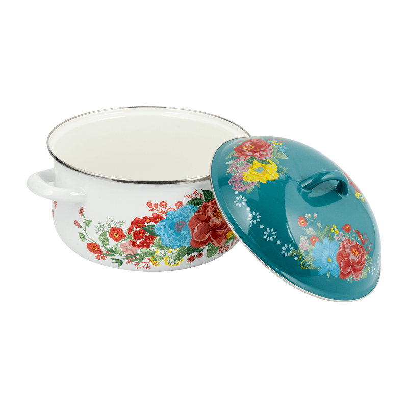 Enamel 753d melemparkan periuk lurus tahan rim rim