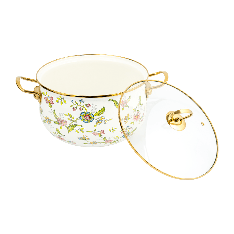 806D-5 keluli tahan karat rim rim stockpot simmer enamel periuk