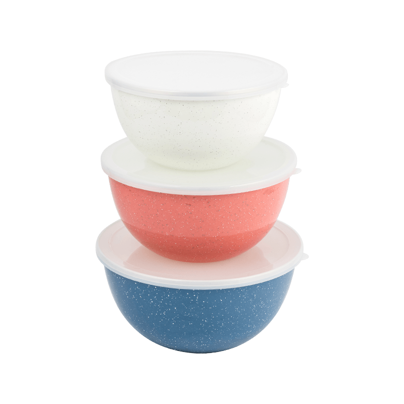 Mangkuk pencampuran rim bulat