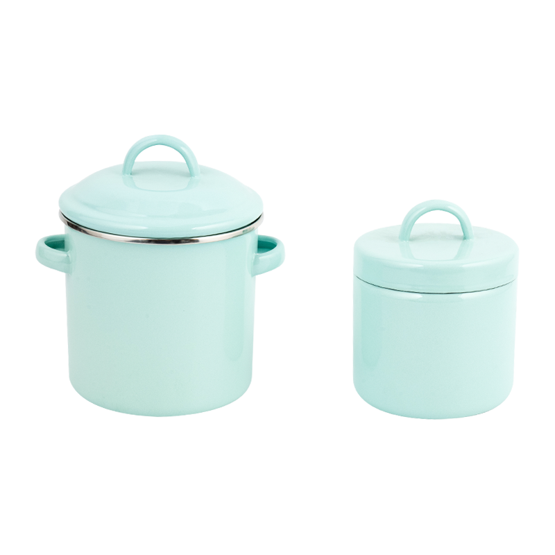 Balang minyak mini enamel