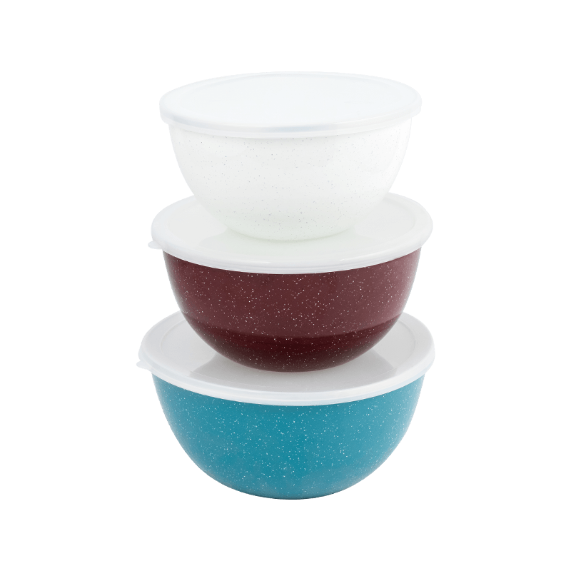 Mangkuk pencampuran rim bulat