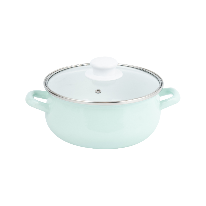 673D-5 Warna Cetak Enamel Stockpot