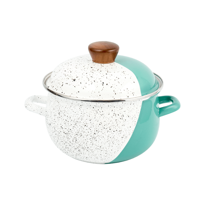 806D-5 keluli tahan karat rim rim stockpot simmer enamel periuk