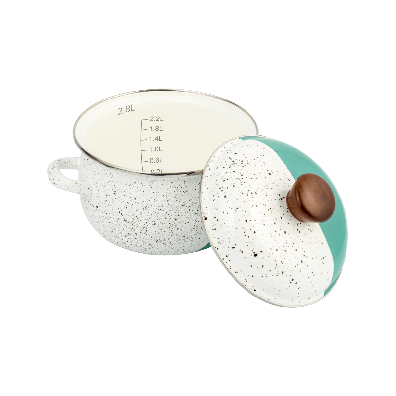 806D-5 keluli tahan karat rim rim stockpot simmer enamel periuk