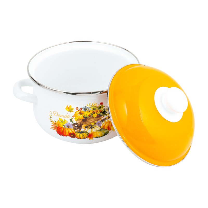 806D-5 keluli tahan karat rim rim stockpot simmer enamel periuk