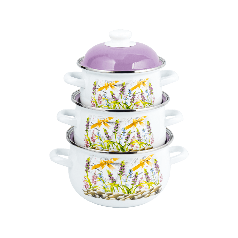 806D-5 keluli tahan karat rim rim stockpot simmer enamel periuk