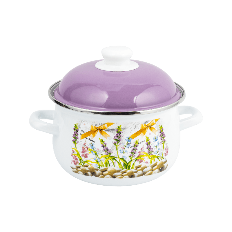 806D-5 keluli tahan karat rim rim stockpot simmer enamel periuk