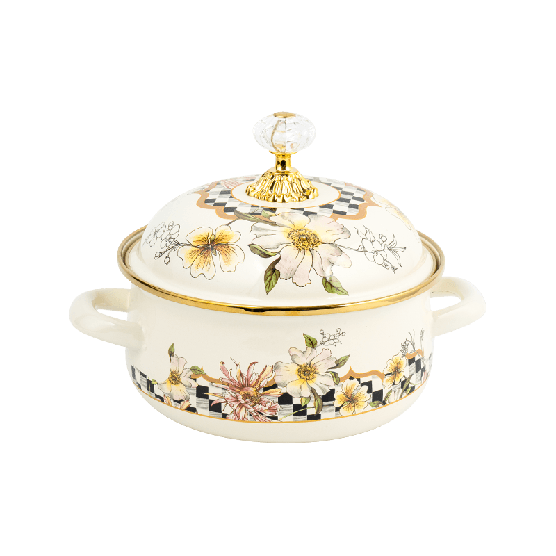 Pot berbentuk persimmon 807D berganda