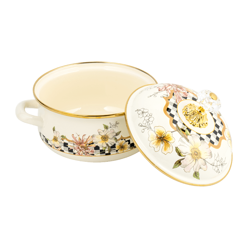 Pot berbentuk persimmon 807D berganda