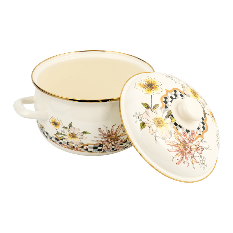 806D-5 keluli tahan karat rim rim stockpot simmer enamel periuk