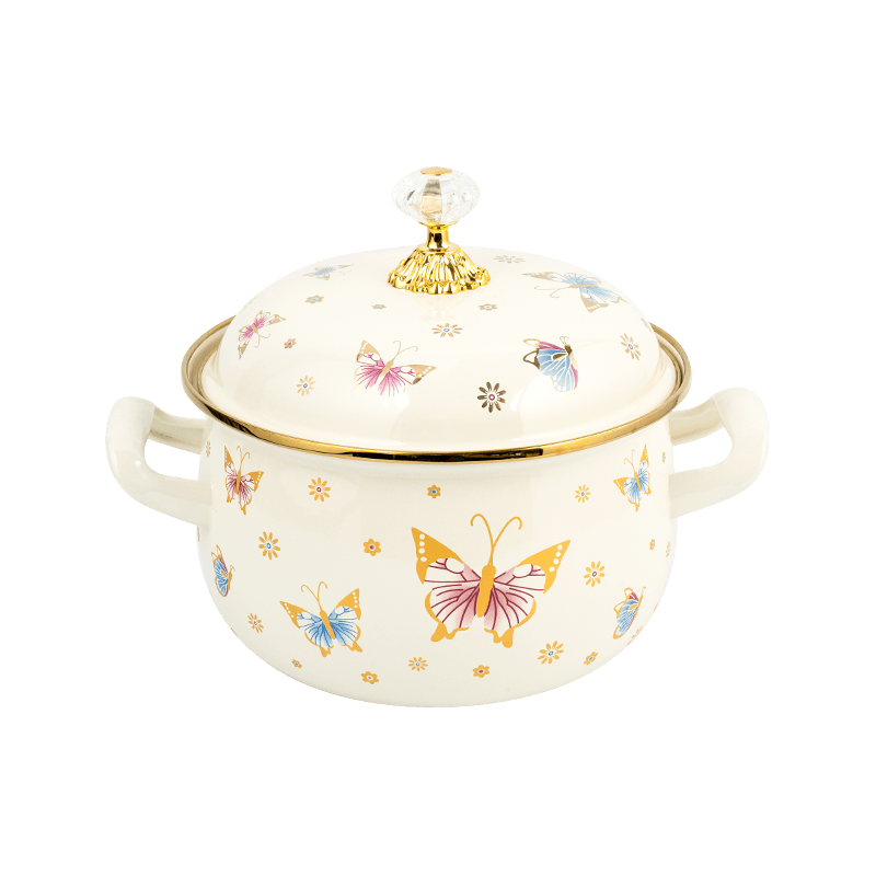 806D-5 keluli tahan karat rim rim stockpot simmer enamel periuk