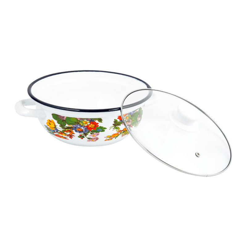 406D enamel keluli tahan karat rim rim stok makanan laut