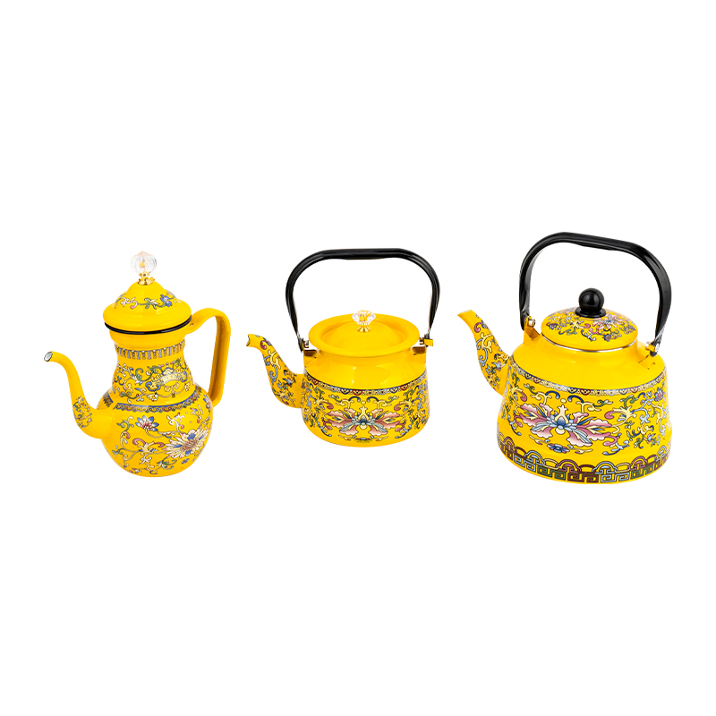Set Teapot Gaya Etnik Mewah