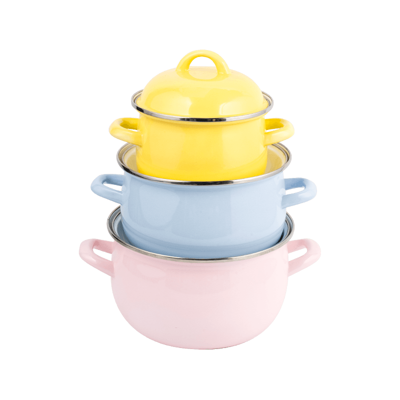 806D-5 keluli tahan karat rim rim stockpot simmer enamel periuk 806D-5 keluli tahan karat rim rim stockpot simmer enamel periuk