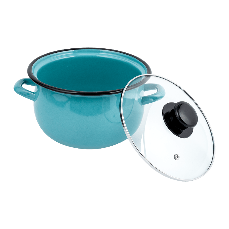 806D-5 keluli tahan karat rim rim stockpot simmer enamel periuk