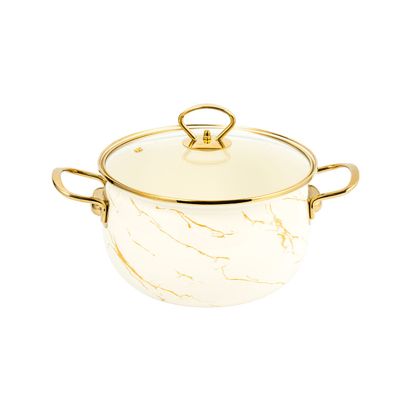 806D-5 keluli tahan karat rim rim stockpot simmer enamel periuk